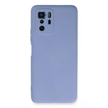 Newface Xiaomi Poco X3 GT Nano İçi Kadife Silikon Lila Cep Telefonu Kılıfı