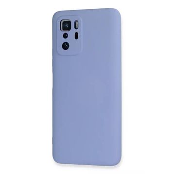Newface Xiaomi Poco X3 GT Nano İçi Kadife Silikon Lila Cep Telefonu Kılıfı