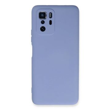 Newface Xiaomi Poco X3 GT Nano İçi Kadife Silikon Lila Cep Telefonu Kılıfı