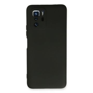Newface Xiaomi Poco X3 GT Nano İçi Kadife Silikon Siyah Cep Telefonu Kılıfı