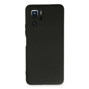 Newface Xiaomi Poco X3 GT Nano İçi Kadife Silikon Siyah Cep Telefonu Kılıfı