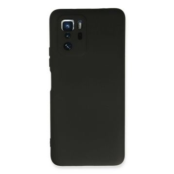 Newface Xiaomi Poco X3 GT Nano İçi Kadife Silikon Siyah Cep Telefonu Kılıfı