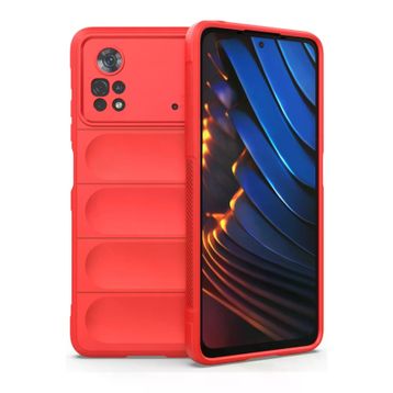 Newface Xiaomi Poco X4 Pro 5G Optimum Silikon Kırmızı Cep Telefonu Kılıfı