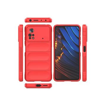 Newface Xiaomi Poco X4 Pro 5G Optimum Silikon Kırmızı Cep Telefonu Kılıfı