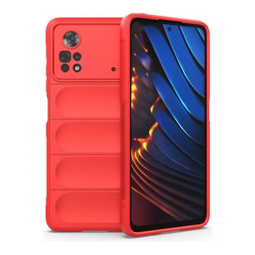 Newface Xiaomi Poco X4 Pro 5G Optimum Silikon Kırmızı Cep Telefonu Kılıfı