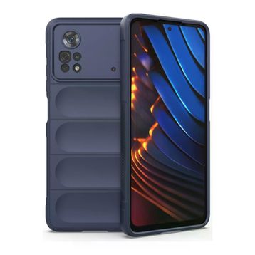 Newface Xiaomi Poco X4 Pro 5G Optimum Silikon Lacivert Cep Telefonu Kılıfı