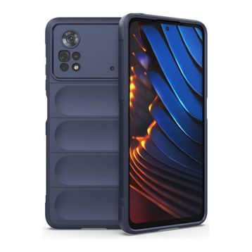 Newface Xiaomi Poco X4 Pro 5G Optimum Silikon Lacivert Cep Telefonu Kılıfı