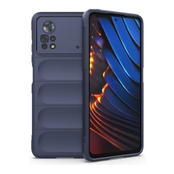Newface Xiaomi Poco X4 Pro 5G Optimum Silikon Lacivert Cep Telefonu Kılıfı