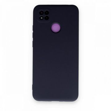 Newface Xiaomi Redmi 9C Nano İçi Kadife Silikon Lacivert Cep Telefonu Kılıfı