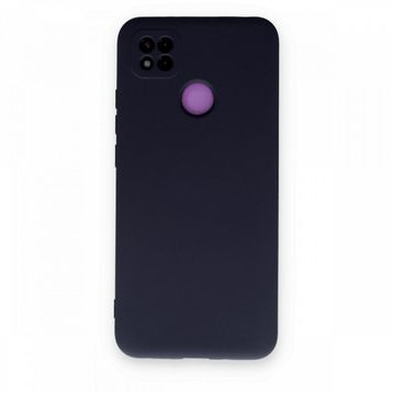 Newface Xiaomi Redmi 9C Nano İçi Kadife Silikon Lacivert Cep Telefonu Kılıfı