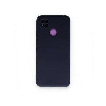 Newface Xiaomi Redmi 9C Nano İçi Kadife Silikon Lacivert Cep Telefonu Kılıfı