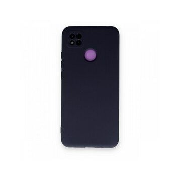 Newface Xiaomi Redmi 9C Nano İçi Kadife Silikon Lacivert Cep Telefonu Kılıfı