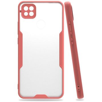 Newface Xiaomi Redmi 9C Platin Silikon Pembe Cep Telefonu Kılıfı