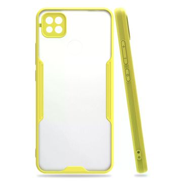 Newface Xiaomi Redmi 9C Platin Silikon Sarı Cep Telefonu Kılıfı