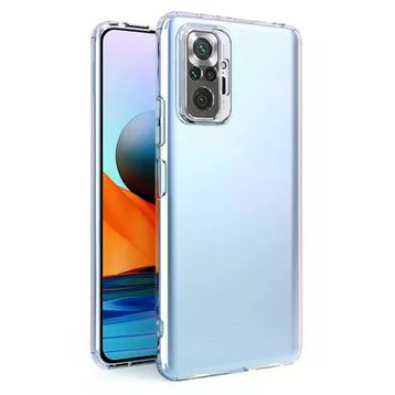Newface Xiaomi Redmi Note 10 5G Lüx Şeffaf Silikon Cep Telefonu Kılıfı
