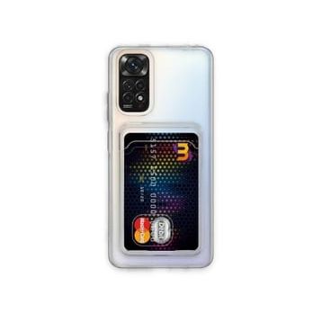 Newface Xiaomi Redmi Note 11 Kart Şeffaf Silikon Şeffaf Cep Telefonu Kılıfı