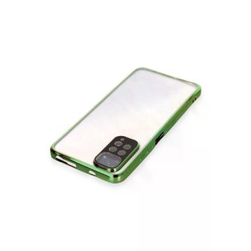 Newface Xiaomi Redmi Note 11 Razer Lensli Silikon Yeşil Cep Telefonu Kılıfı