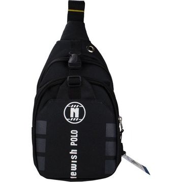Newish Polo Body Bag Çapraz Siyah Sırt ve Göğüs Çantası