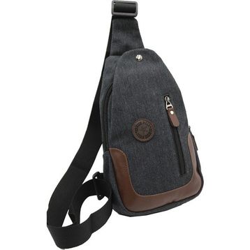 Newish Polo Body Bag Çapraz Siyah Sırt ve Göğüs Çantası