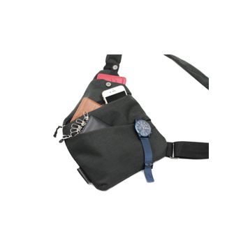 Newish Polo Body Bag Çapraz Siyah Sırt ve Göğüs Çantası