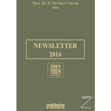 Newsletter 2016 - H. Ercüment Erdem