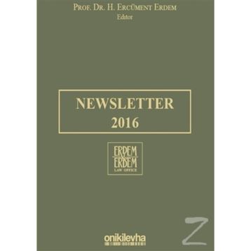 Newsletter 2016 - H. Ercüment Erdem