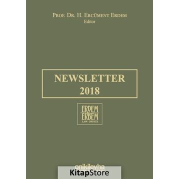 Newsletter 2018 - H. Ercüment Erdem