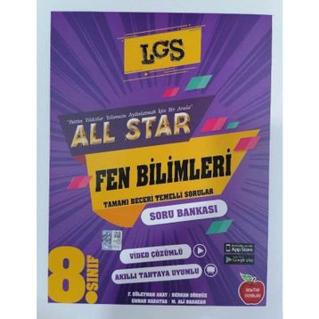 Newton Yayınları 8. Sınıf All Star LGS Fen Bilimleri Soru Bankası