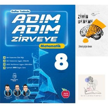 Newton Yayınları LGS Adım Adım Zirveye Konu Anlatım Matematik +Zihin Deneme