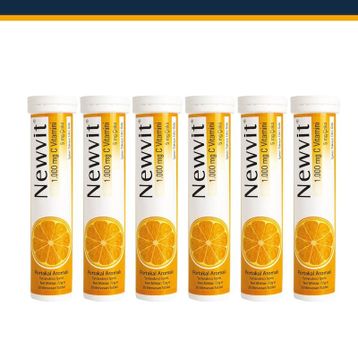Newvit C Vitamini 1000 mg 6x20 Efervesan Tablet