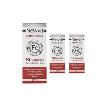 Newvit Demir 200 ml Şurup