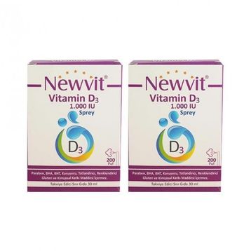 Newvit Vitamin D3 1000 IU 30 ml Sprey