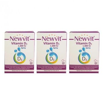 Newvit Vitamin D3 1000 IU 30 ml Sprey