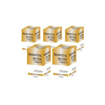 Newvital Biotin 5000 mcg 5x60 Tablet