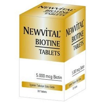 Newvital Biotin 5000 mcg 60 Tablet