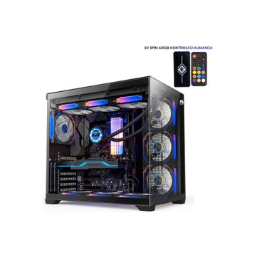 Next Alpha Elite ARGB Fanlı Siyah ATX Gaming Bilgisayar Kasası
