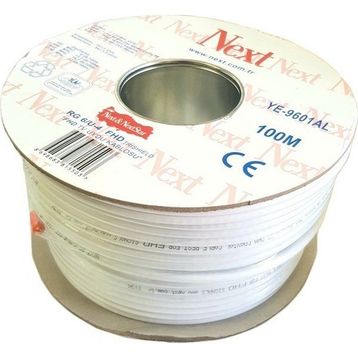Next YE-9601 100 m RG6-U4 HD Trishield Anten Kablosu
