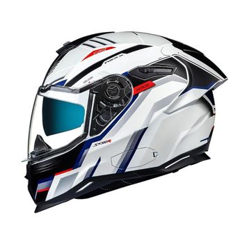 Nexx SX.100R Gridline Full Face Beyaz Motosiklet Kaskı