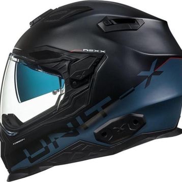 Nexx X.WST 2 Unit-X Kros Siyah Lacivert Motosiklet Kaskı