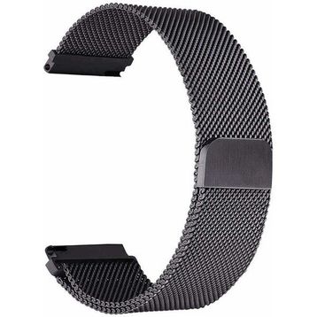 Nezih Case Huawei Watch GT 3 SE Ultimate 46 mm Uyumlu 22 mm Metal Siyah Kordon