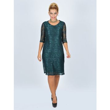 Nidya Moda 4009DY Yeşil Kadın Elbise