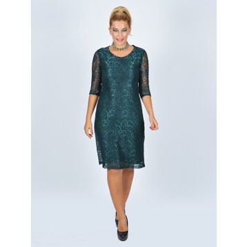 Nidya Moda 4009DY Yeşil Kadın Elbise