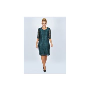 Nidya Moda 4009DY Yeşil Kadın Elbise