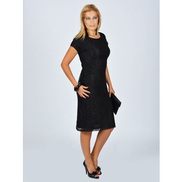 Nidya Moda 4035DS Siyah Kadın Elbise