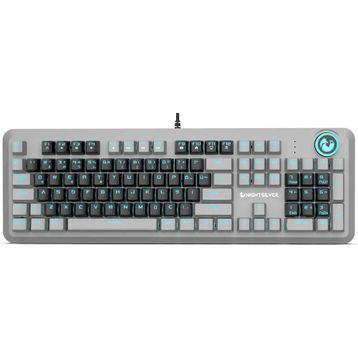 Nightsilver Astra Gri Blue Switch Oyuncu Klavyesi