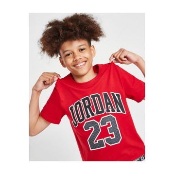 Nike 95A088-R78 Jdb Practice Flight Normal Kalıp Baskılı Kırmızı Erkek Çocuk T-shirt