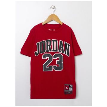 Nike 95A088-R78 Jdb Practice Flight Normal Kalıp Baskılı Kırmızı Erkek Çocuk T-shirt