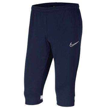 Nike Academy 21 3/4 Eşofman Altı Lacivert Erkek Futbol Antrenman Eşofman Altı