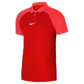 Nike Academy Pro Polo Üst S/S Kırmızı Erkek Futbol Antrenman Polo Tişört