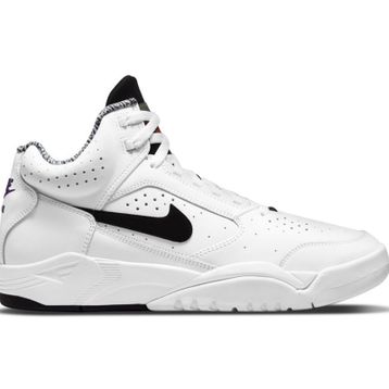 Nike Air Flight Lite Mid erkek spor ayakkabısı, White Midnight Navy University Red, 42.5 EU